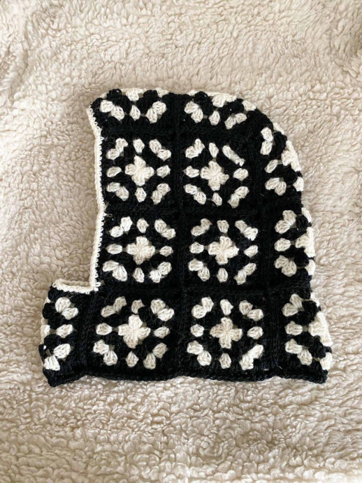 Crochet Granny Square Balaclava