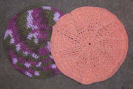 Brighten Your Kitchen with the Charming Crochet Bicycle Spokes Dish Cloth