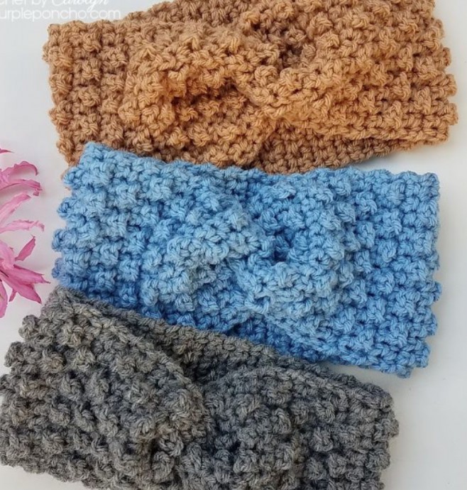 Crochet Dazzle Berry Ear Warmer (Free Pattern)