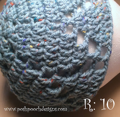 Crochet Pineapple Stitch Beanie
