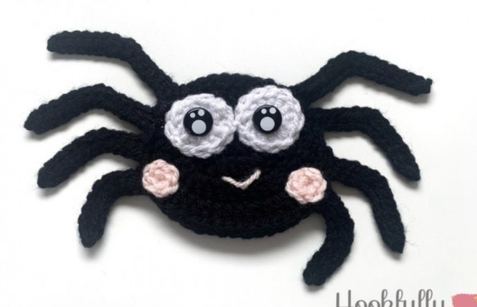 Create Your Own Charming Crochet Spider Applique - Perfect for Halloween Decorations and Accessories Create Your Own Charming Crochet Spider Applique - Perfect for Halloween Decorations and Accessories