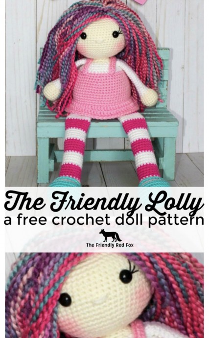 Friendly Lolly Crochet Doll