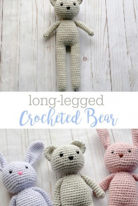 Crochet Long Legged Bear