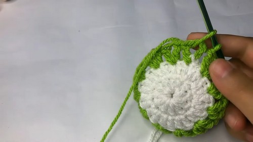 Crochet Coaster Flower