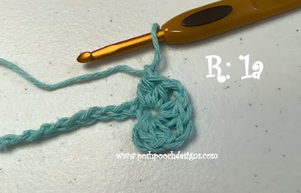 Crochet Rectangle Granny Washcloth