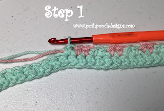 Crochet Checked Edge Washcloth