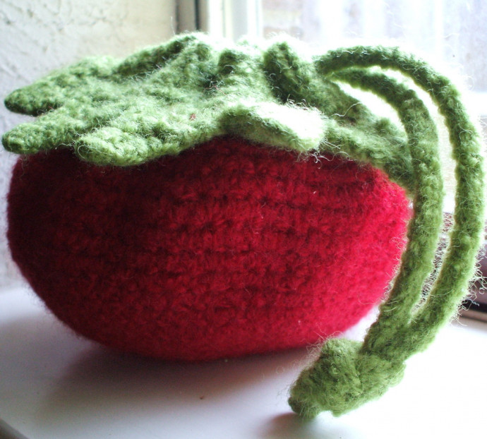 Create Your Own Whimsical Crochet Fulled Tomato Purse - A Unique Accessory Create Your Own Whimsical Crochet Fulled Tomato Purse - A Unique Accessory
