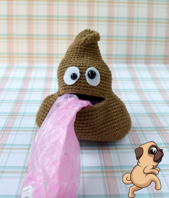 Create Your Own Charming Crochet Dog Waste Bag Holder for Stylish Walks