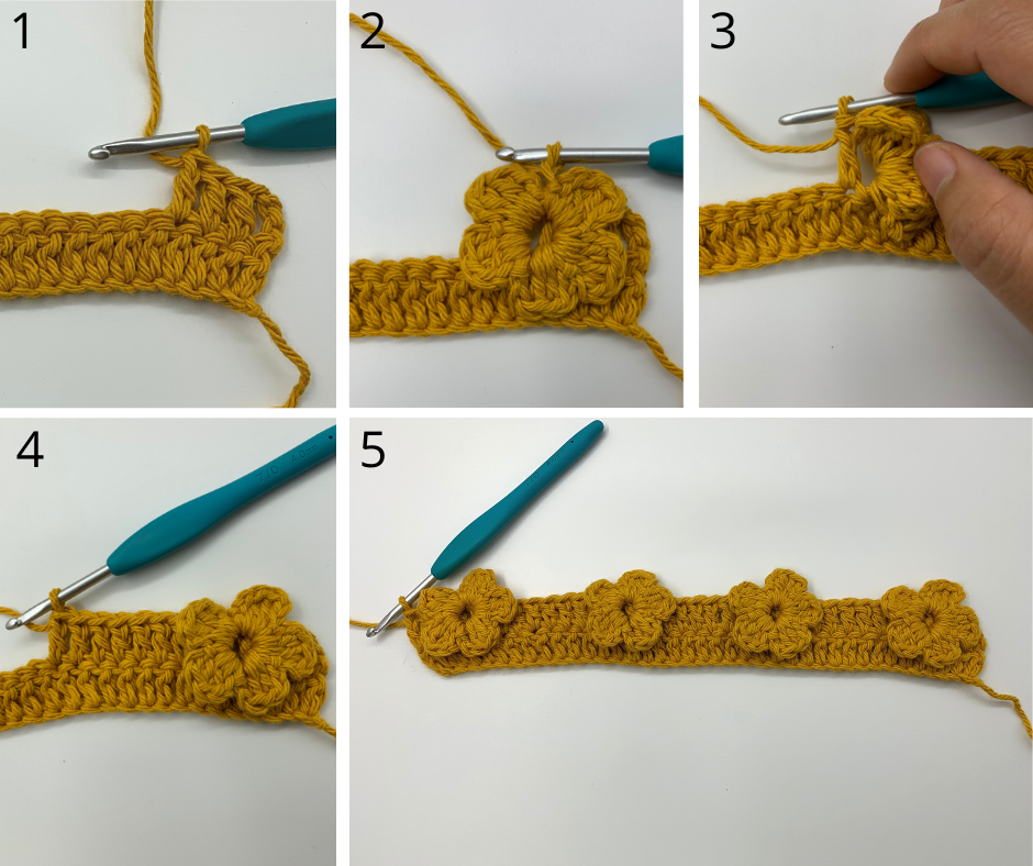Crochet Flower Stitch