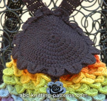 Crochet Rainbow Dragon Backpack