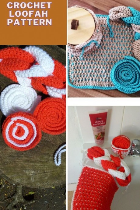 Crochet Bath Pouf
