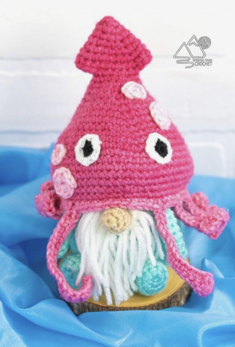 Crochet Squid Gnome