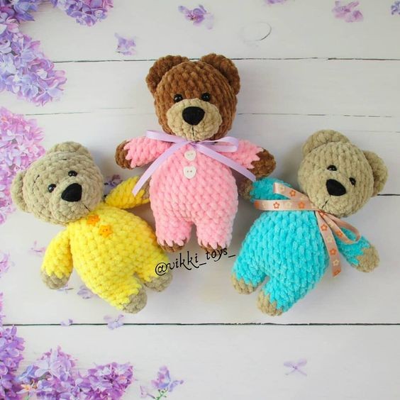 Discover the Adorable Crochet Teddy Bear in Pajamas – A Handmade Companion for All Ages Discover the Adorable Crochet Teddy Bear in Pajamas – A Handmade Companion for All Ages