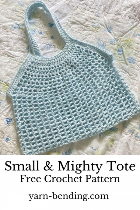 Small But Mighty Crochet Tote