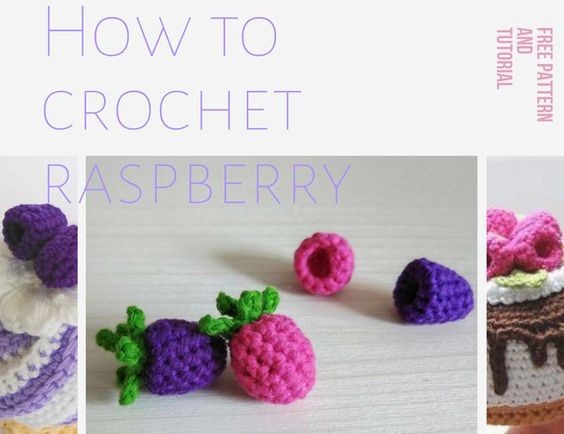 Crochet Raspberry and Blackberry