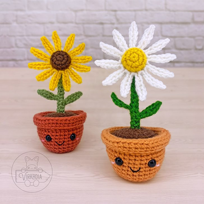 Create Your Own Adorable Crochet Daisy Amigurumi with Detailed Instructions and Photos Create Your Own Adorable Crochet Daisy Amigurumi with Detailed Instructions and Photos