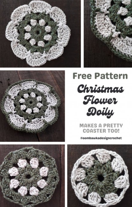 Crochet a Rustic Christmas Doily