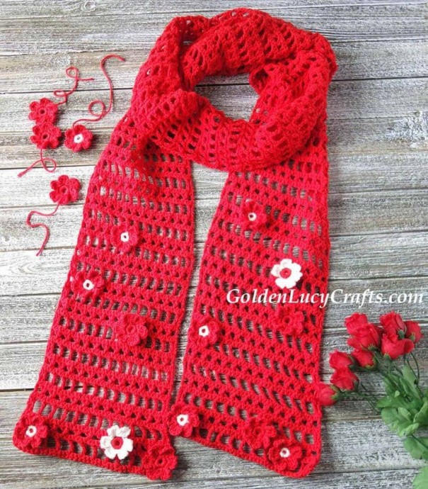 Cool Crochet Lace Scarf