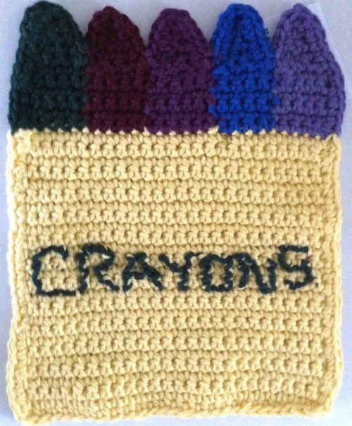 Handmade Crochet Crayon Dishcloth – A Fun and Functional Kitchen Addition Handmade Crochet Crayon Dishcloth – A Fun and Functional Kitchen Addition