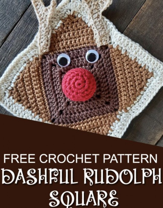Create the Dashful Rudolph Square: A Fun and Festive Crochet Project for the Holidays Create the Dashful Rudolph Square: A Fun and Festive Crochet Project for the Holidays