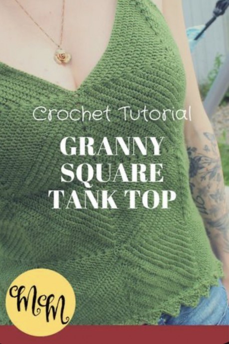 Easy Granny Square Tank Top