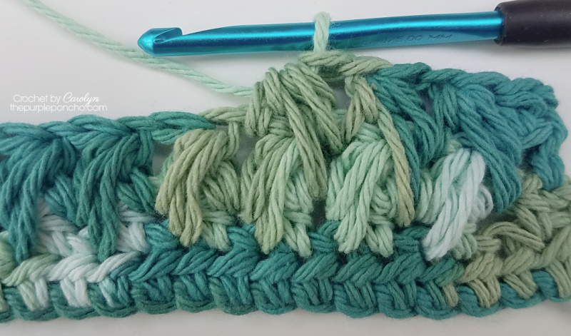 Crochet Feather Stitch Wash Cloth