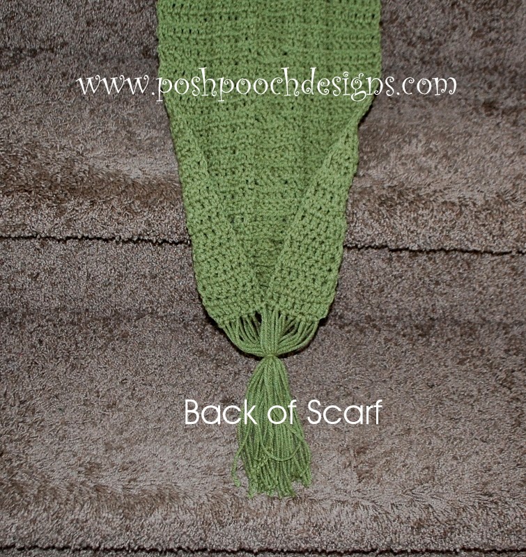 Crochet Green Meadows Scarf - A Versatile and Charming Accessory for Every Season