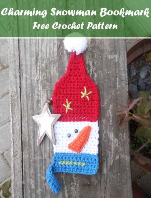 Create a Charming Snowman Bookmark for Cozy Winter Reads - A Fun Crochet Project Create a Charming Snowman Bookmark for Cozy Winter Reads - A Fun Crochet Project