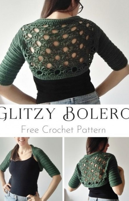 Discover the Free Crochet Glitzy Bolero Pattern - A Stylish Wardrobe Essential Discover the Free Crochet Glitzy Bolero Pattern - A Stylish Wardrobe Essential