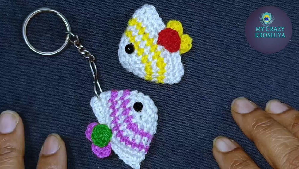 Create Your Own Adorable Crochet Fish Amigurumi Keychain - A Step-by-Step Guide