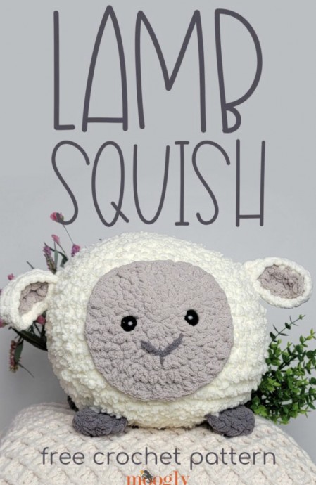 Create Your Own Adorable Lamb Squish Toy with This Fun Free Crochet Pattern Create Your Own Adorable Lamb Squish Toy with This Fun Free Crochet Pattern