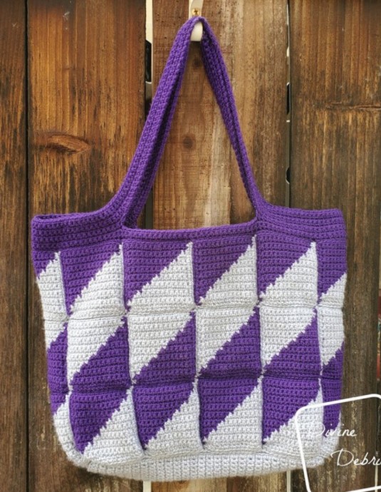 Divine Diamonds Bag Crochet Pattern