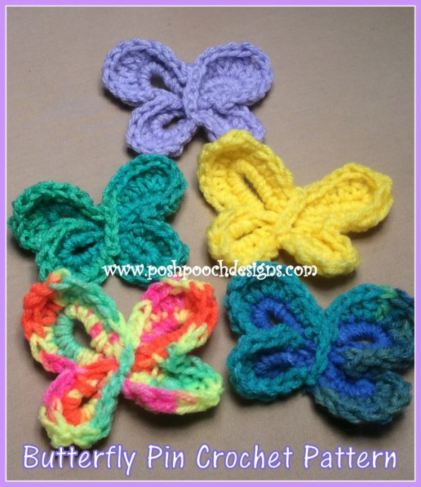 Create Your Own Charming Butterfly Pin: A Step-by-Step Crocheting Guide Create Your Own Charming Butterfly Pin: A Step-by-Step Crocheting Guide
