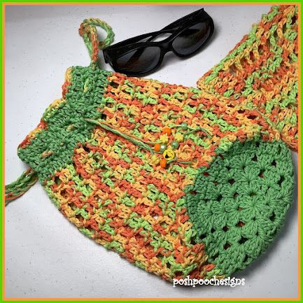 Crochet Juicy Summer Beach Bag