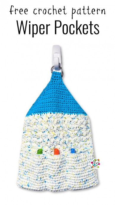 Create Adorable Crochet Wiper Pockets for a Tidy Home Organization