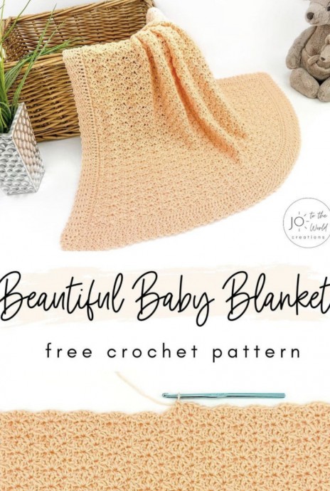 Beautiful Crochet Baby Blanket Pattern (Free)