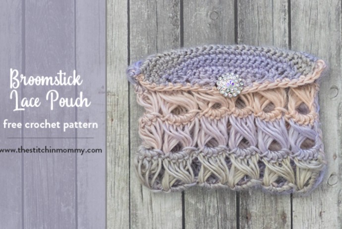 Broomstick Lace Pouch