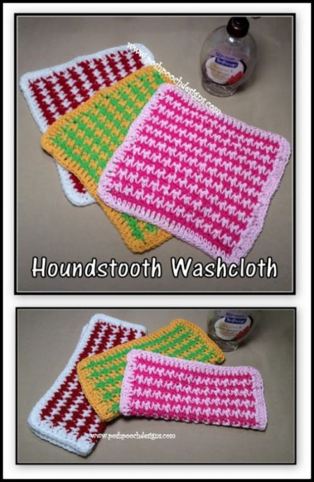 Create a Beautiful Hounds Tooth Washcloth: A Perfect Blend of Style and Functionality Create a Beautiful Hounds Tooth Washcloth: A Perfect Blend of Style and Functionality