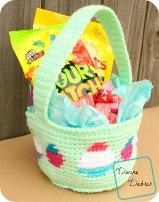 Crochet Baskets for Easter