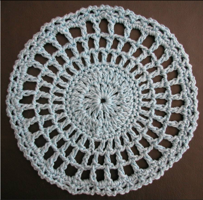 Crochet Concentricus Dishcloth