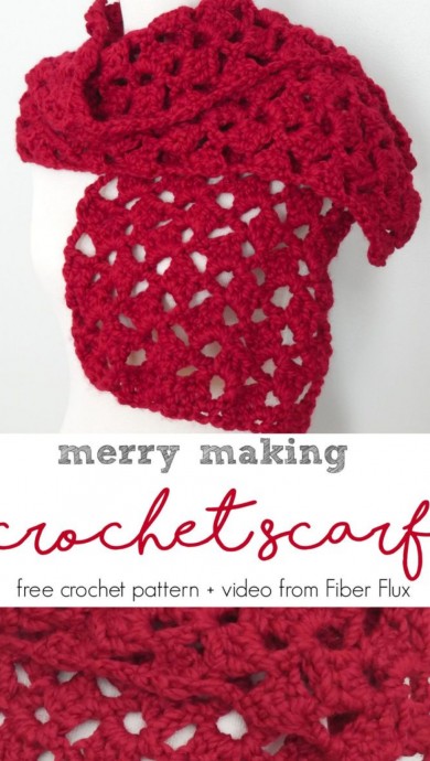 Discover the Cozy and Stylish Crochet Merry Making Scarf for Winter Fashion Discover the Cozy and Stylish Crochet Merry Making Scarf for Winter Fashion