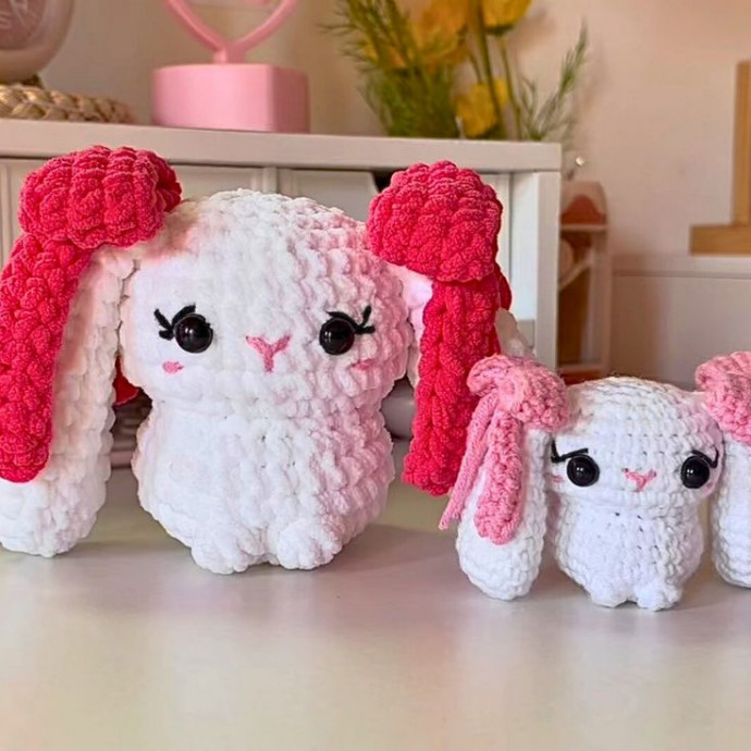 Crochet Adorable Bunny with Bow