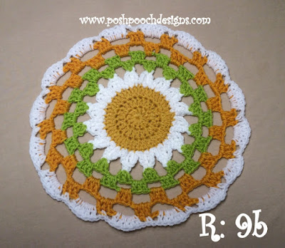 Create a Beautiful Crochet Sunflower Placemat for Your Table Decor