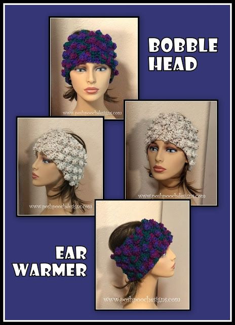 Crochet Bobble Head Ear Warmer