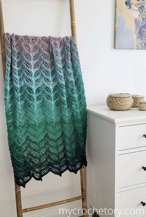 Tonnta Colorful Crochet Blanket