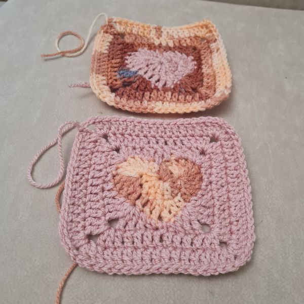 Create Your Own Adorable Crochet Heart Square Bag with Easy Instructions and Materials