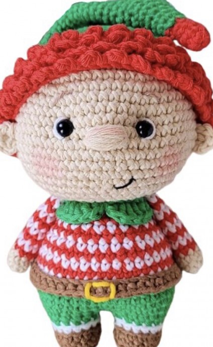 Crochet Amigurumi Christmas Elf