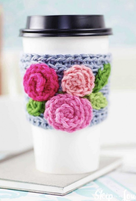 Free Crochet Coffee Sleeve Pattern