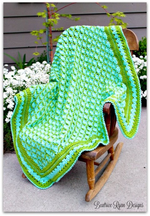 Create a Cozy and Charming Frog Pond Baby Blanket – Free Crochet Pattern