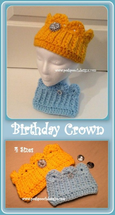 Create Your Own Adorable Crochet Birthday Crown Headband with Easy Instructions and Fun Ideas